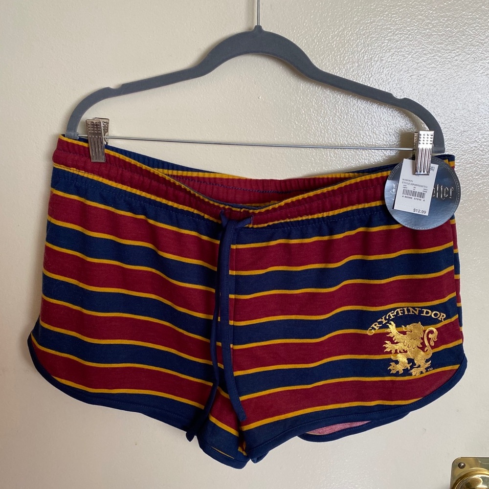 NWT Gryffindor loungewear shorts